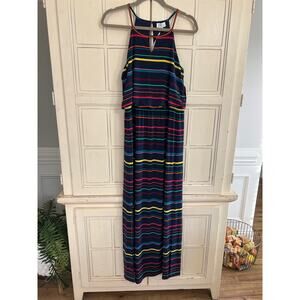NWT Market & Spruce size small colorful striped maxi dress